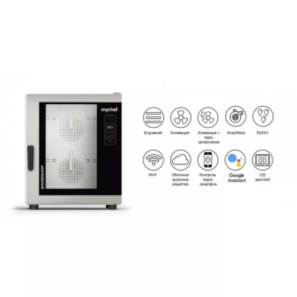 Конвектомат электрический Distform MyChef Bakershop Air-S 10 trays 60x40, right (BSS1100D)