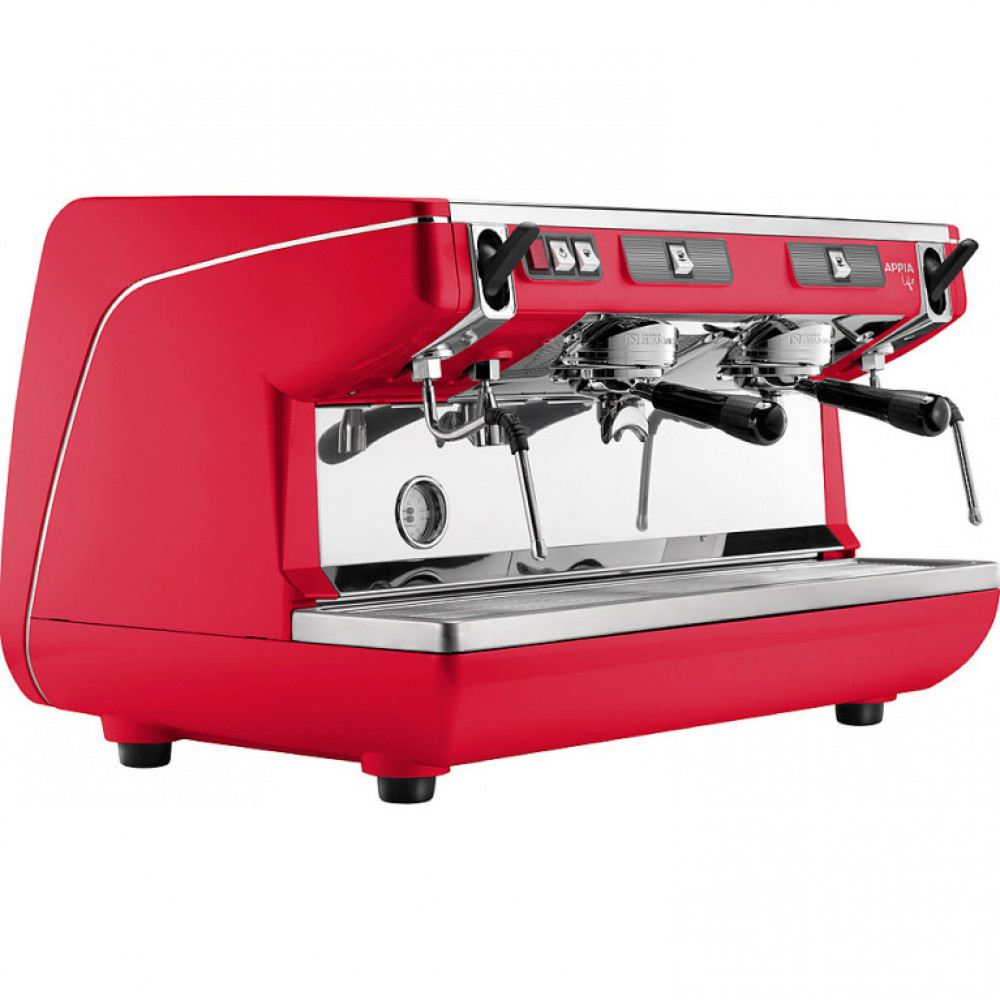 Кофемашина Nuova Simonelli Appia Life 2Gr S 220V black, white, red+economizer+high groups