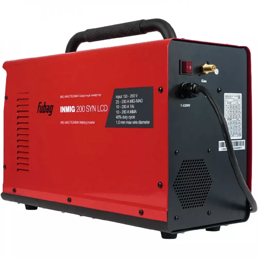 FUBAG INMIG 200 SYN LCD сварочный полуавтомат инверторный с горелкой FB 250 Ergo 31590.1
