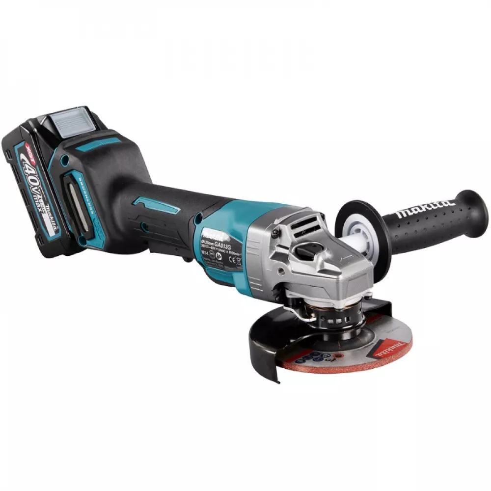 Makita GA013GM201 угловая шлифовальная машина ( 2 x 4 Ач, З/У)