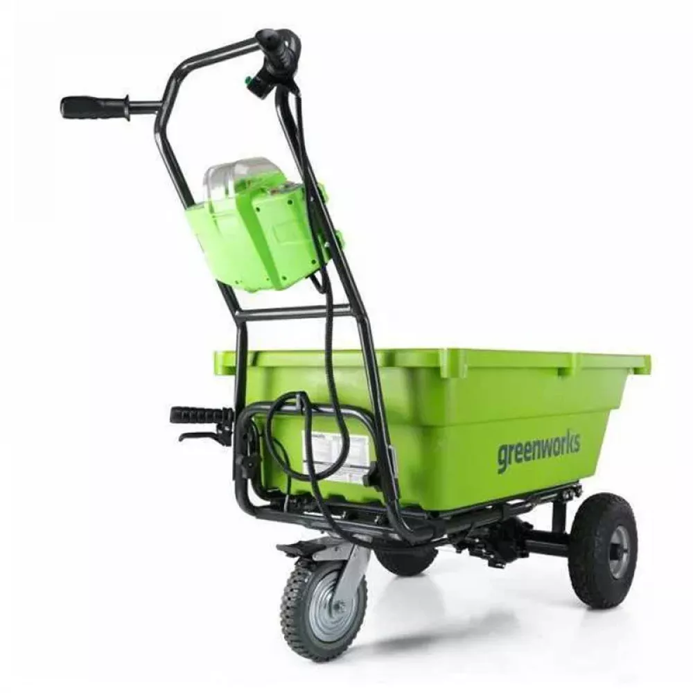 Садовая тележка самоходная Greenworks G40GC, 40V, 106 л, 7400007