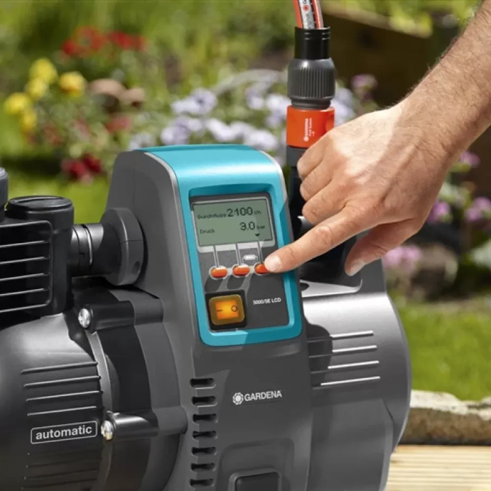 Автоматический напорный насос Gardena 5000/5E LCD, 01759-20.000.00