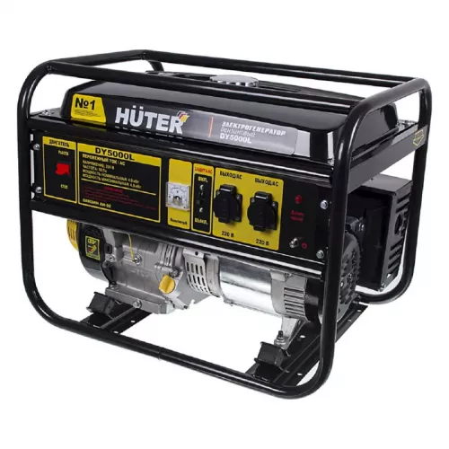 HUTER DY5000L бензиновый генератор 64/1/5