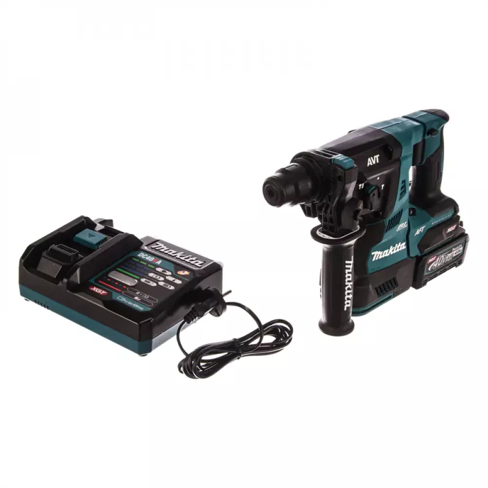 Makita HR001GM201 аккумуляторный перфоратор (2 x 4 Ач, ЗУ)