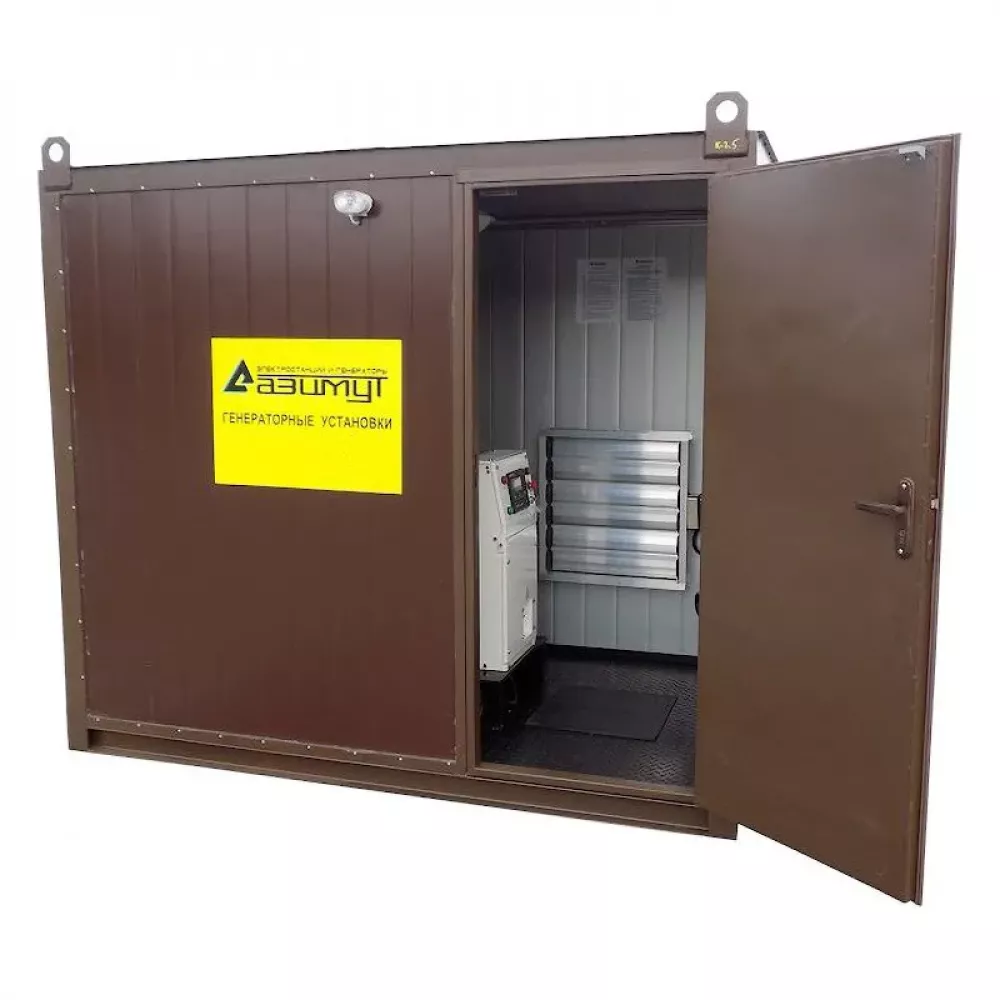 Азимут АД-80С-Т400 промышленный дизельный генератор в контейнере с авр АД-80С-Т400 - в контейнере - 2 степень