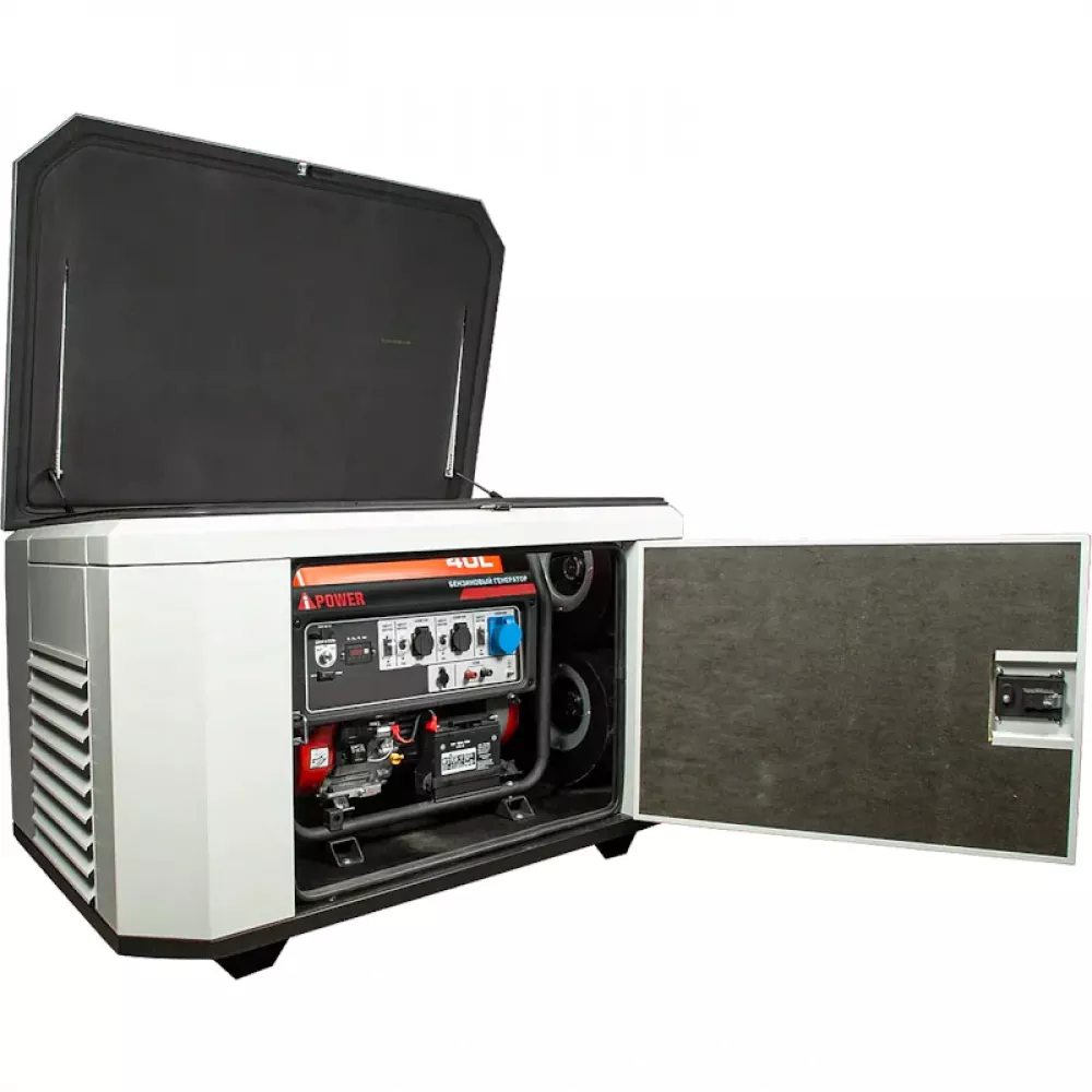 A-iPower A8000EAX бензиновый генератор в кожухе 1400SS RAL 7035 УТ-11182378
