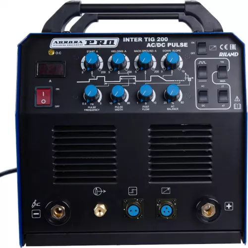 AuroraPRO INTER TIG 200 AC/DC PULSE MOSFET аппарат аргонодуговой сварки с сертификатом НАКС, 7316949