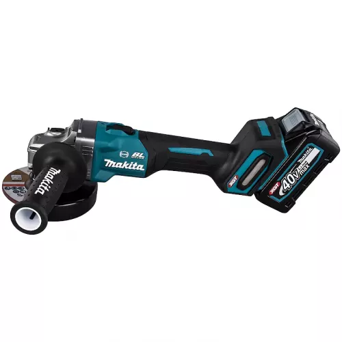 Makita GA005GM201 аккумуляторная угловая шлифмашина (2 x 4 Ач, ЗУ)