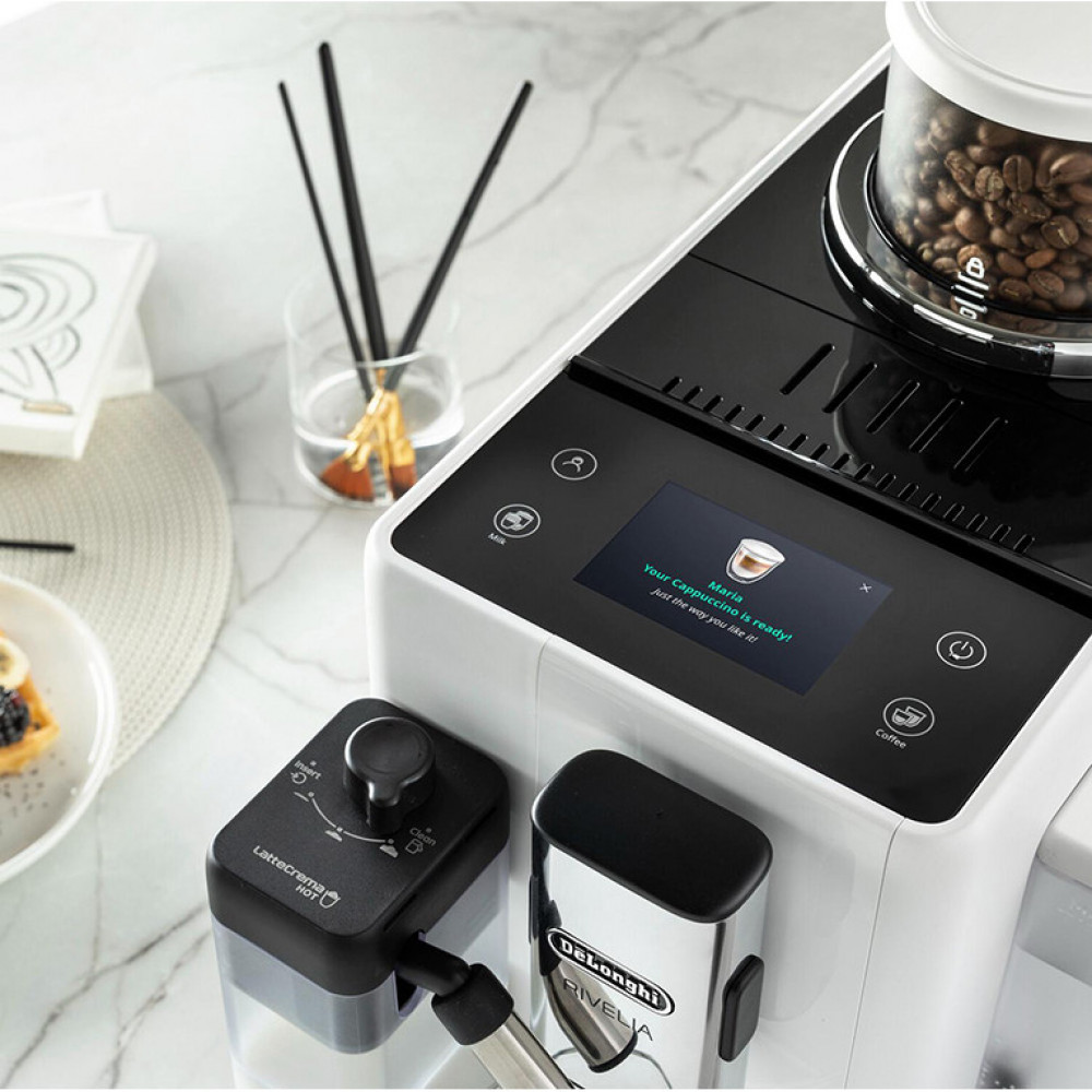 Кофемашина DeLonghi EXAM440.55.W Rivelia Perfetto белый