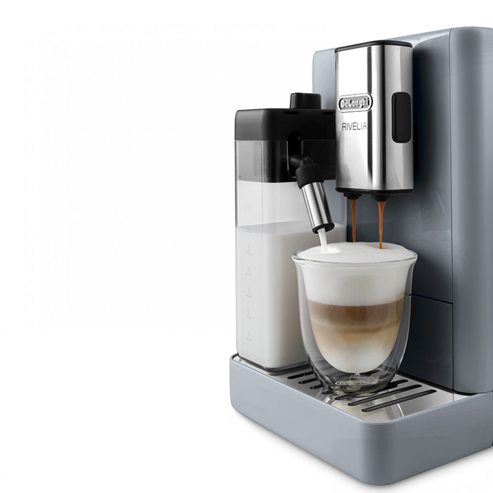 Кофемашина Delonghi EXAM440.55.G Rivelia Perfetto серый