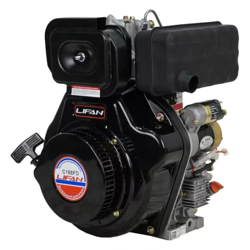 Lifan Diesel 188FD 6А двигатель дизельный конусный вал 00-00152514