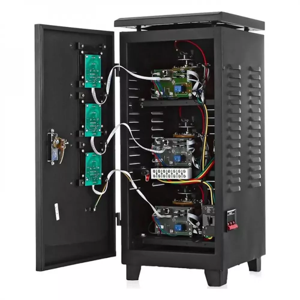 Ресанта АСН-9000/3-ЭМ трехфазный стабилизатор напряжения 63/4/4