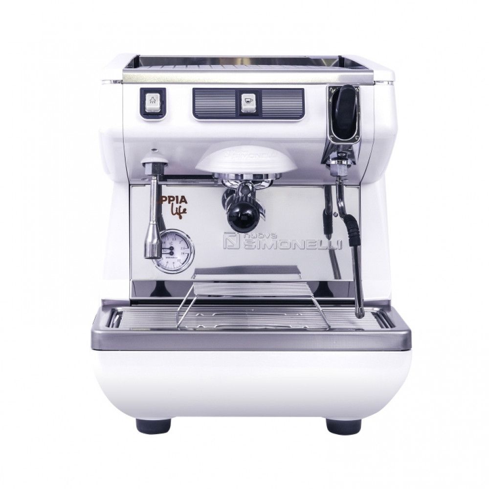 Кофемашина Nuova Simonelli Appia Life 1Gr S 220V white, black, red+high groups