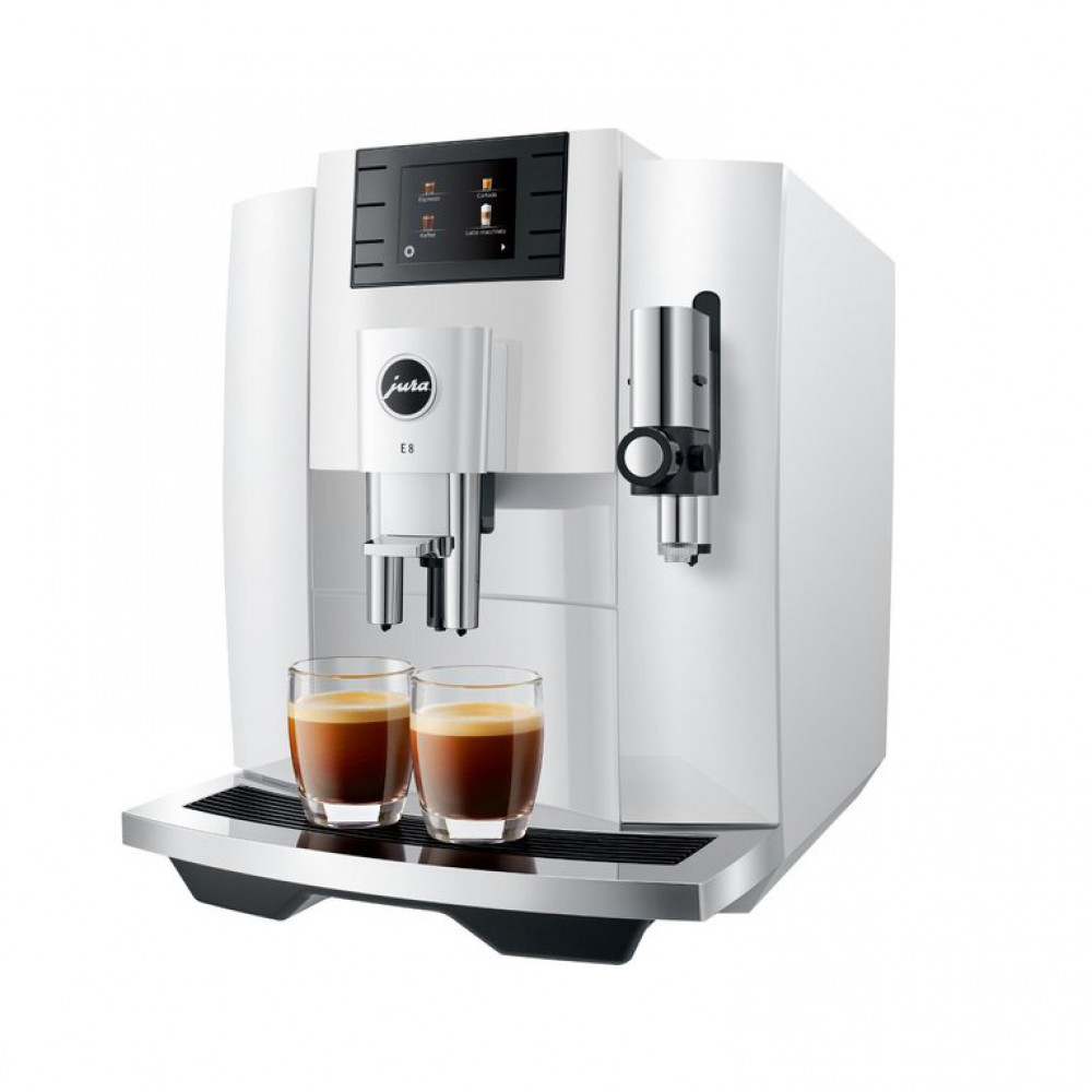 Кофемашина Jura E8 Piano White