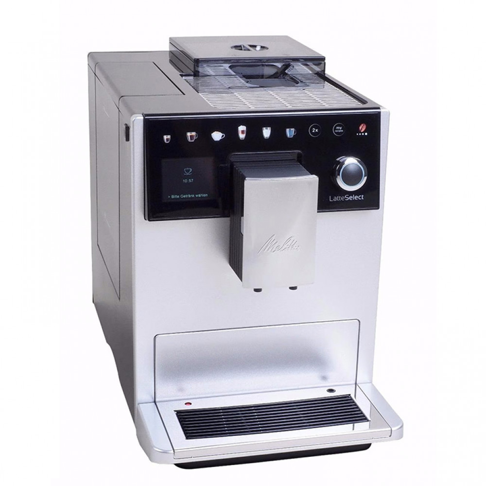 Кофемашина Melitta F630-211 Latte Select серый