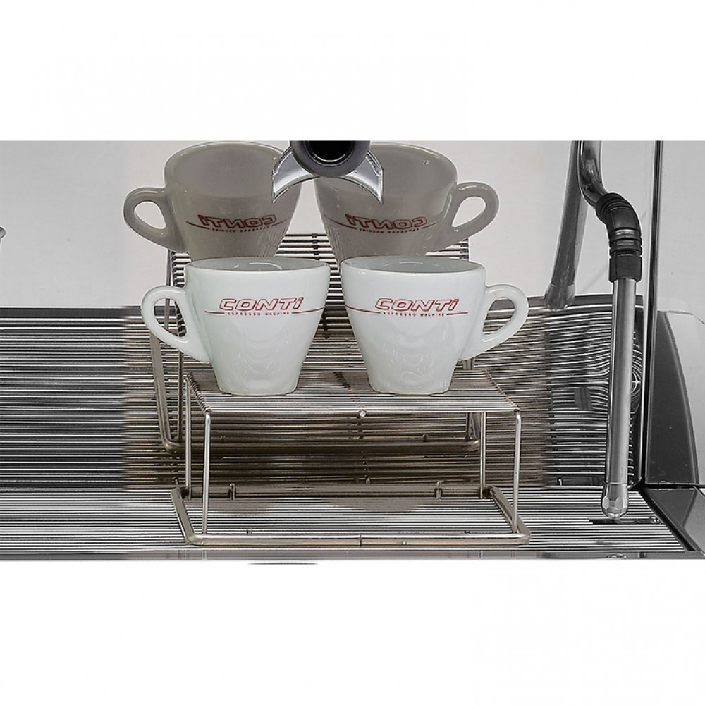 Кофемашина рожковая CONTI CC100 Компакт 2 группы, черный