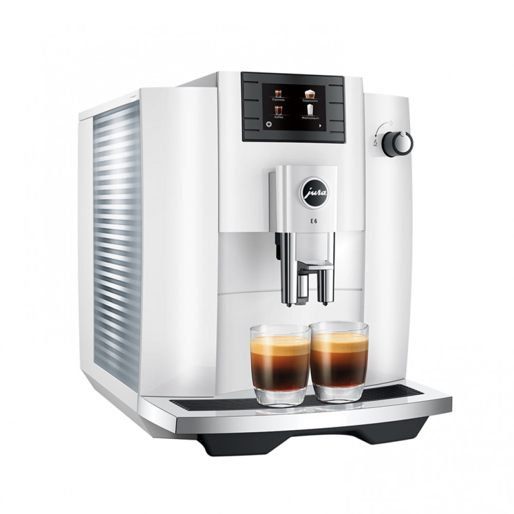 Кофемашина Jura E6 Piano White 2023