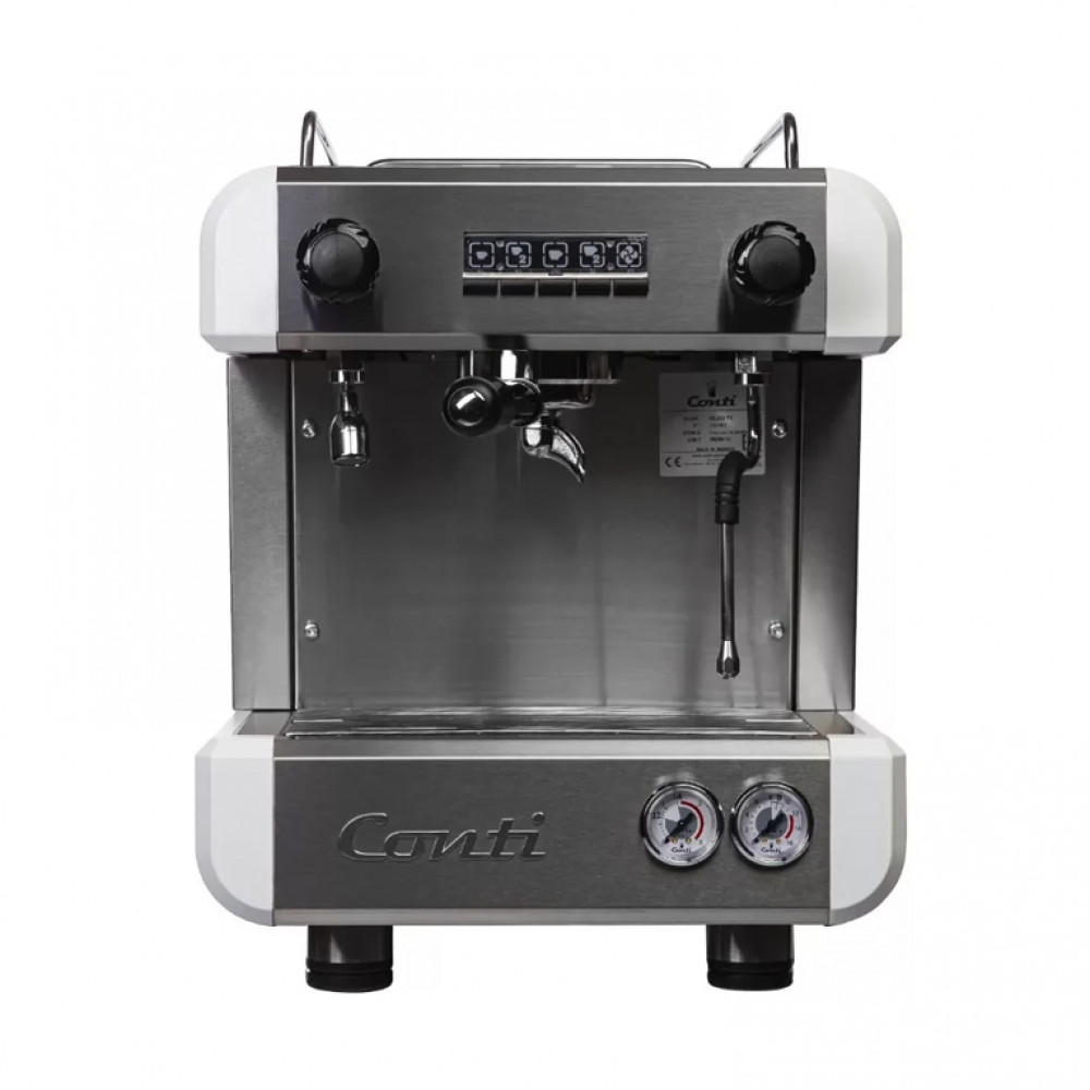 Кофемашина рожковая CONTI CC100 Стандарт 1 группа, белый