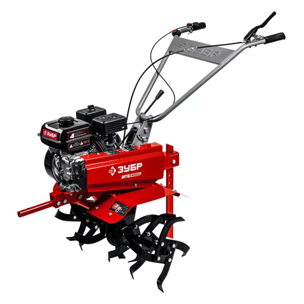ЗУБР МТБ-400 У бензиновый мотоблок с понижающей передачей