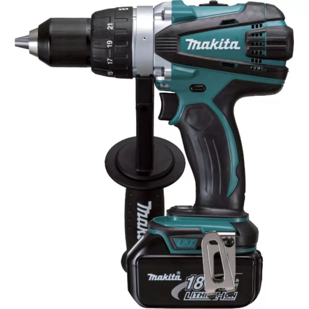 Makita DDF458RFE аккумуляторная дрель-шуруповерт (2 x 3 Ач, ЗУ)