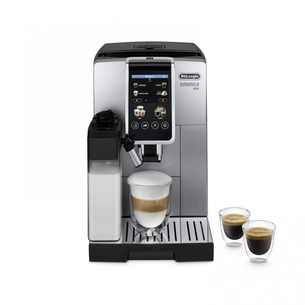 Кофемашина DeLonghi ECAM380.85.SB Dinamica Plus серебристый