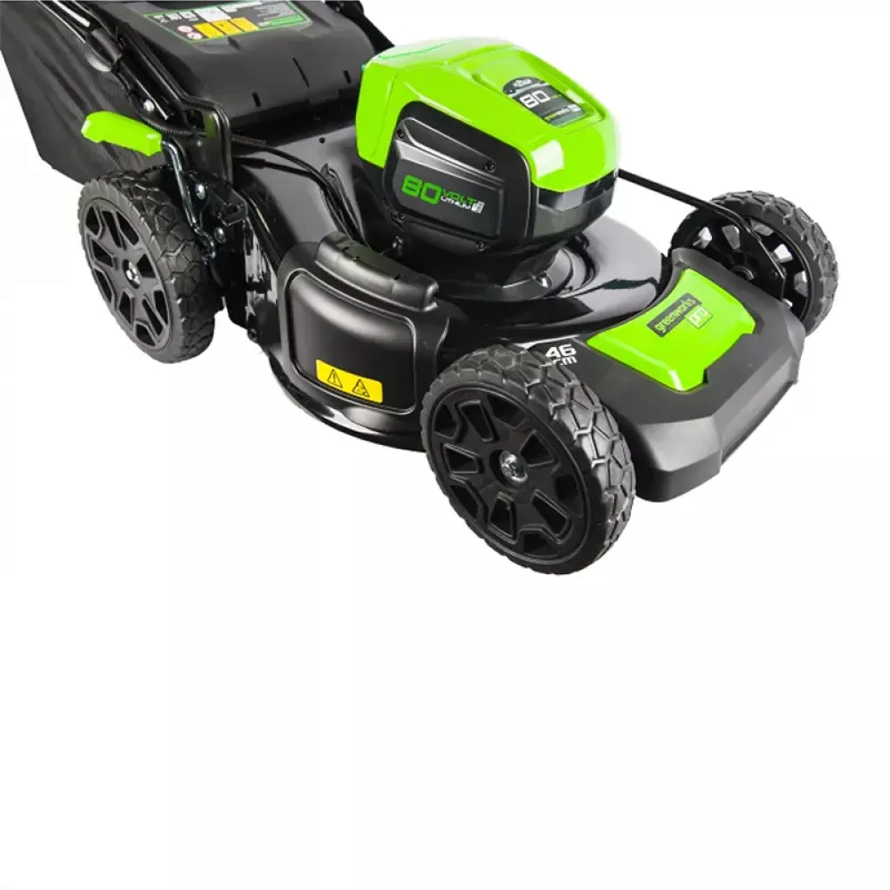 Greenworks GD80LM46K4 80V аккумуляторная газонокосилка (1 x 4 Ач, ЗУ) 2500907UB