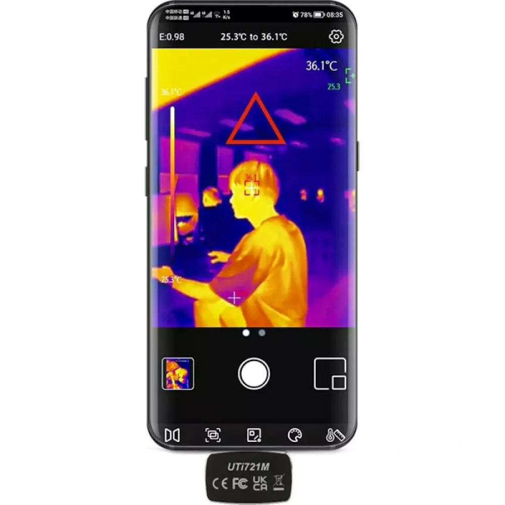 UNI-T UTi721M тепловизор портативный для смартфона
