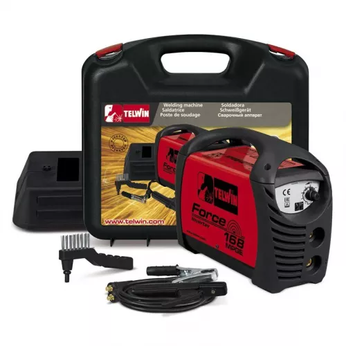 Сварочный аппарат с инвертором Telwin FORCE 168 MPGE ACX+PLASTIC C.CASE, 816211