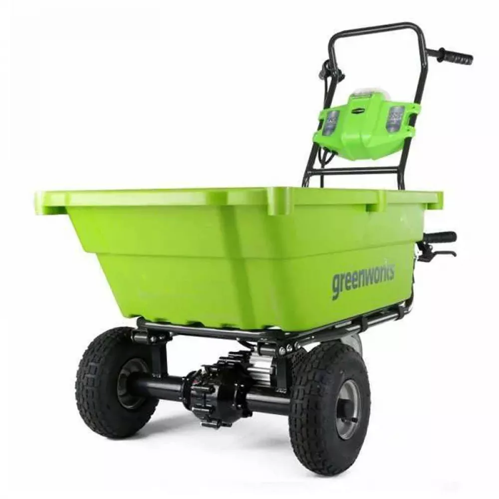 Садовая тележка самоходная Greenworks G40GCK4, 40V, 106 л, с 1хАКБ 4 А.ч и ЗУ, 7400007UB