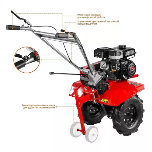 Мотоблок бензиновый ЗУБР МТБ-400 с понижающей передачей