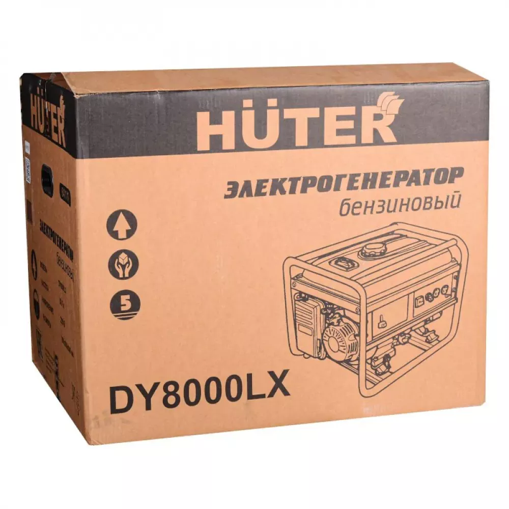 HUTER DY8000LX бензиновый генератор 64/1/19