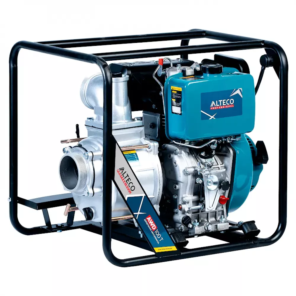 ALTECO AWD100T Professional мотопомпа дизельная 44239