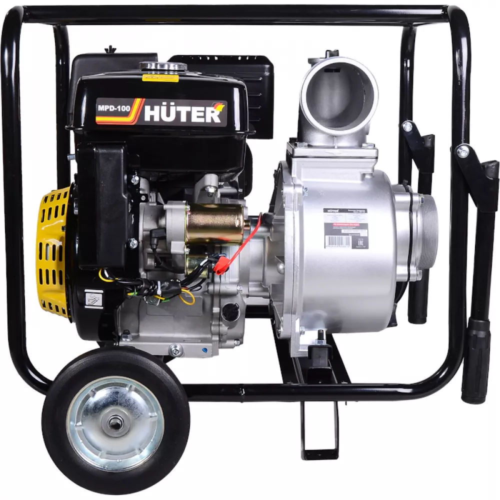HUTER MPD-100 мотопомпа бензиновая, 70/11/6