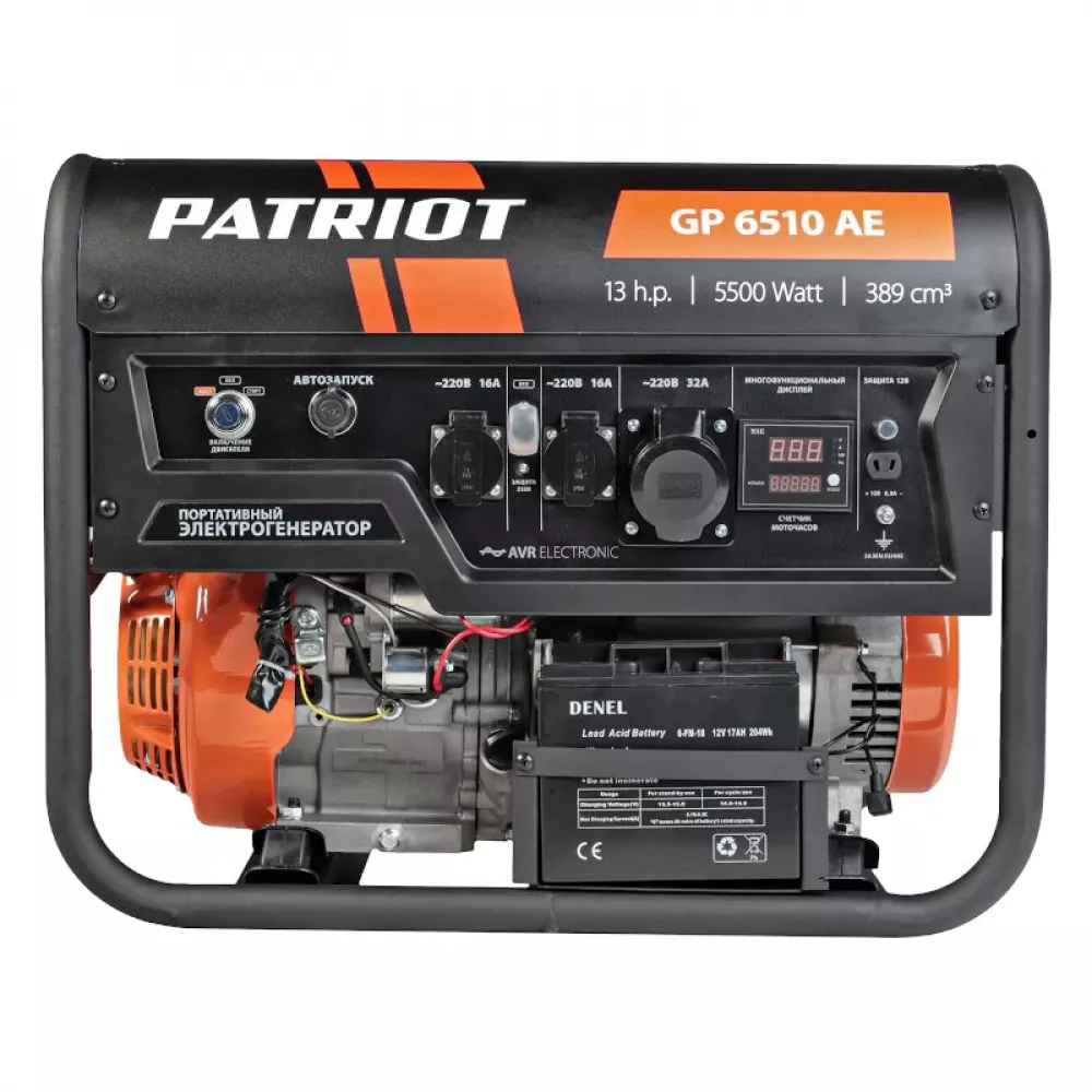 PATRIOT GP 6510AE бензиновый генератор 474101580
