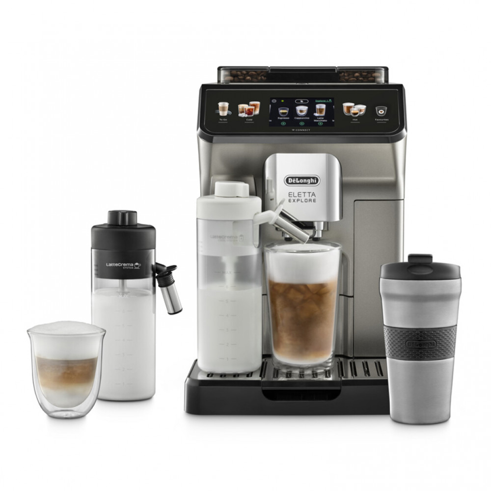 Кофемашина Delonghi ECAM450.76.T Eletta Explore титановый