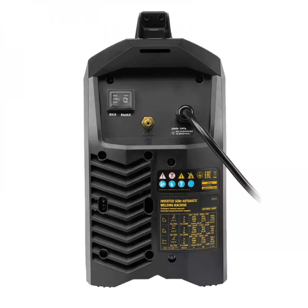 DENZEL MultiMIG-200DP Synergy Double Pulse инверторный сварочный полуавтомат 94313