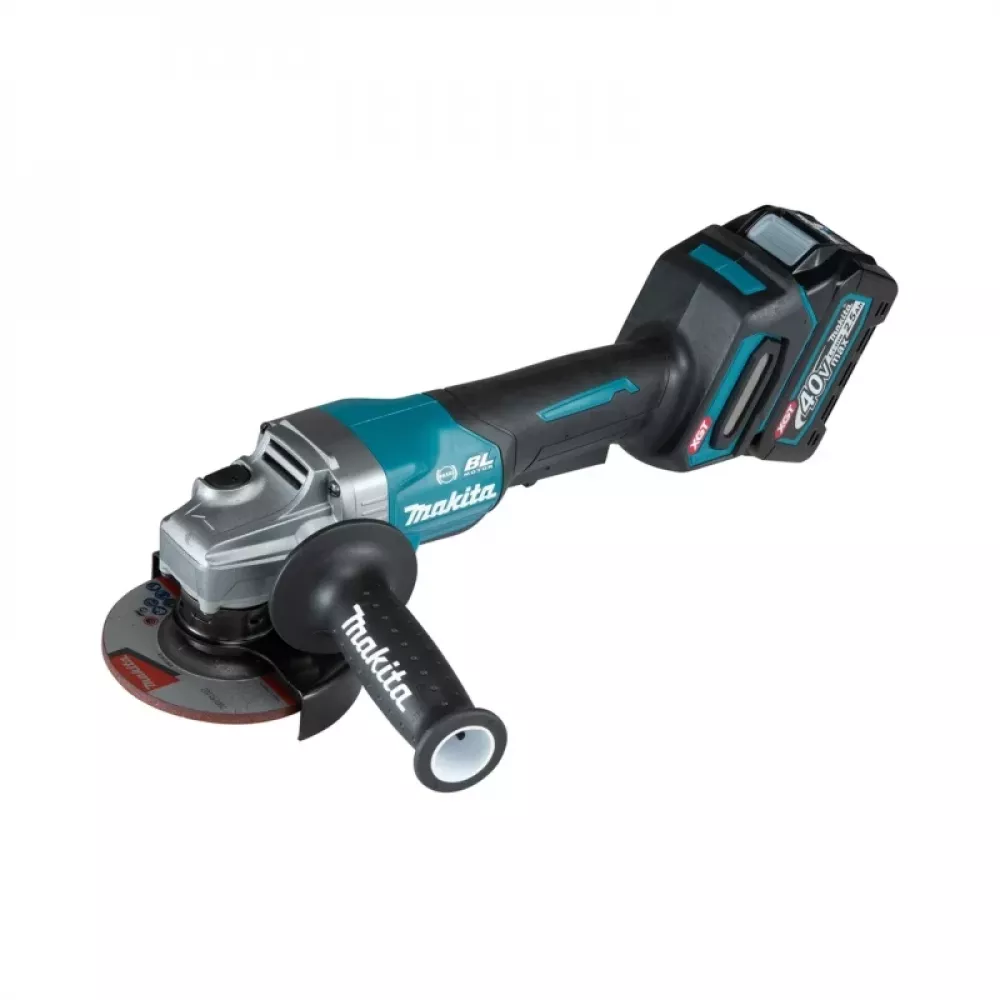 Makita GA012GM201 машина шлифовальная угловая аккумуляторная (2 x 4 Ач, ЗУ)