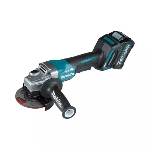 Makita GA012GM201 машина шлифовальная угловая аккумуляторная (2 x 4 Ач, ЗУ)