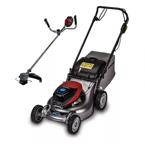 HONDA HRG 416 XB PE и HHT 36 AXB E набор газонокосилка и триммер аккумуляторный (1 x 9 Ач, ЗУ) 416+HHT36+3690+CV