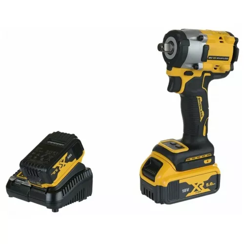 DeWalt DCF921P2T-QW аккумуляторный гайковёрт (2 x 5 Ач, ЗУ)