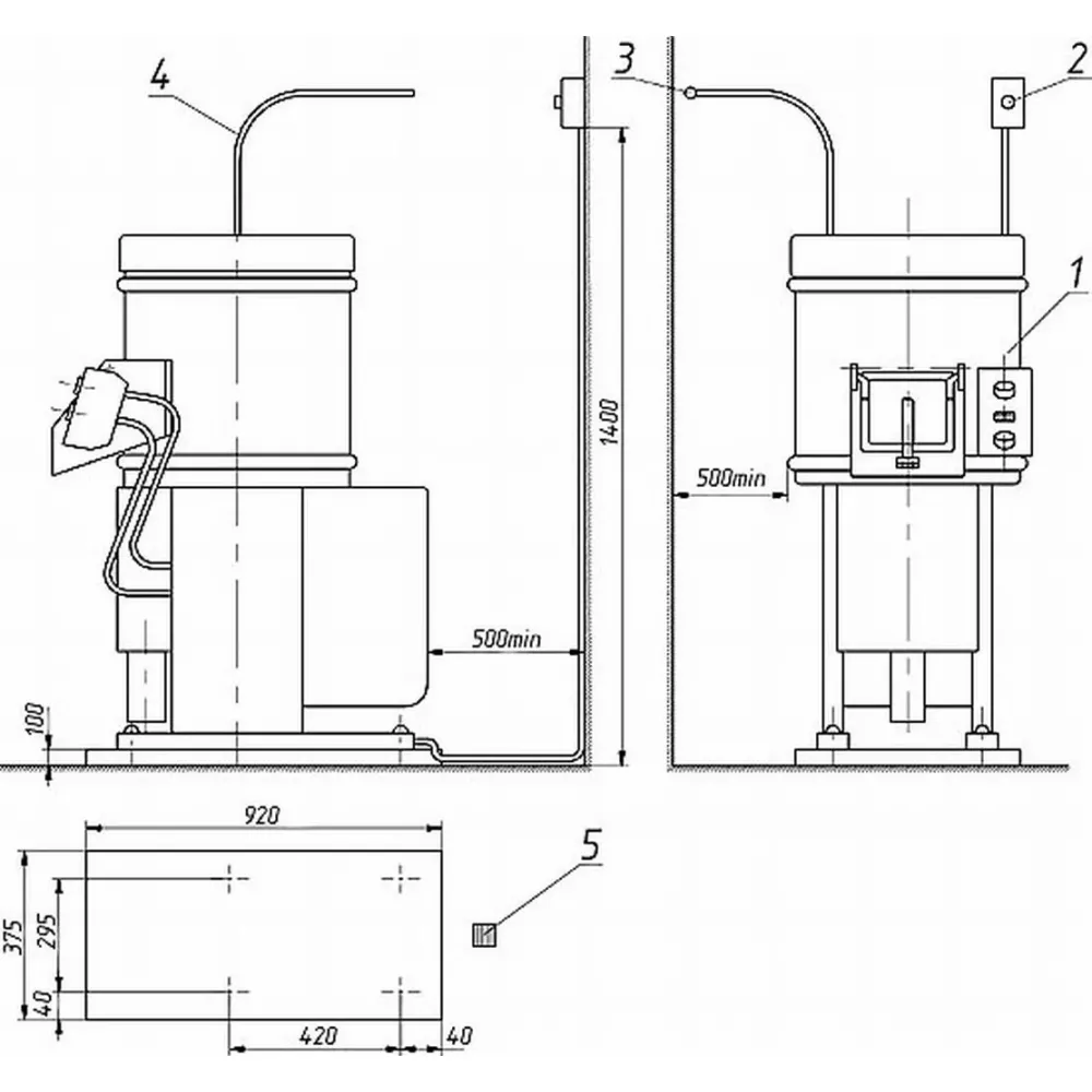 Картофелечистка Торгмаш МОК-300М