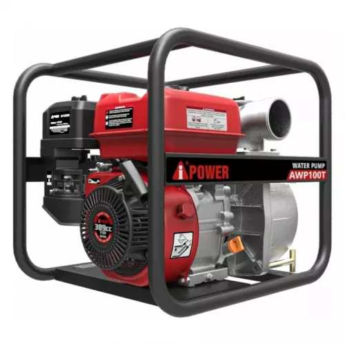 A-iPower AWP100T для грязной воды мотопомпа бензиновая 30241
