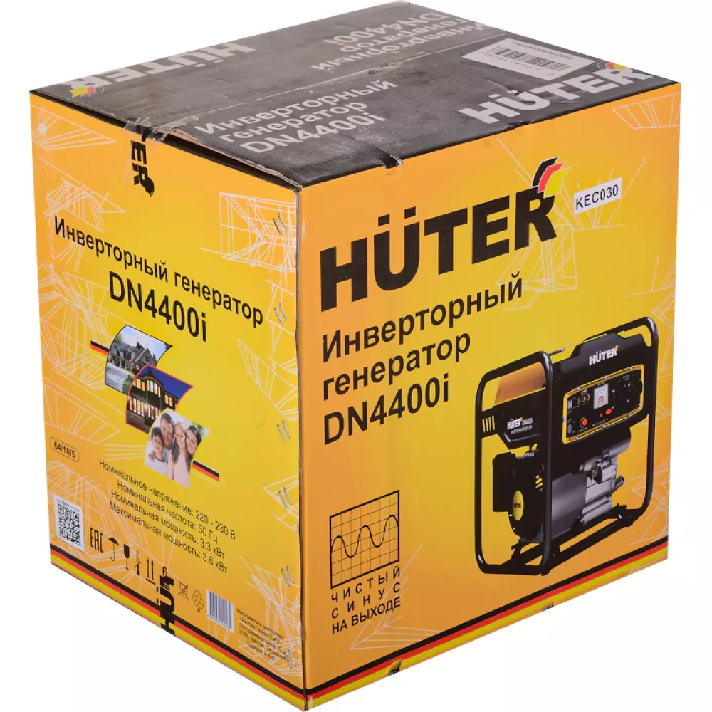 HUTER DN4400i инверторный генератор 64/10/5