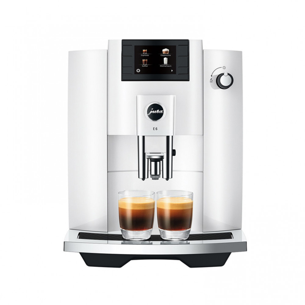Кофемашина Jura E6 Piano White 2023