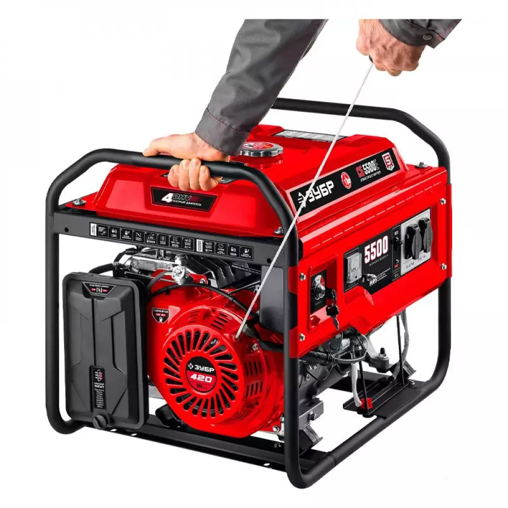 ЗУБР СБ-5500Е бензиновый генератор