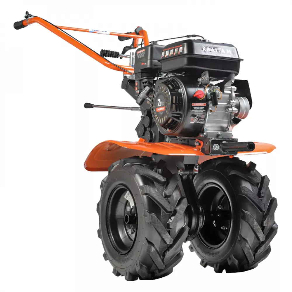 PATRIOT КАЛУГА М мотоблок бензиновый с пониженной передачей и колесами X-Drive 440107004