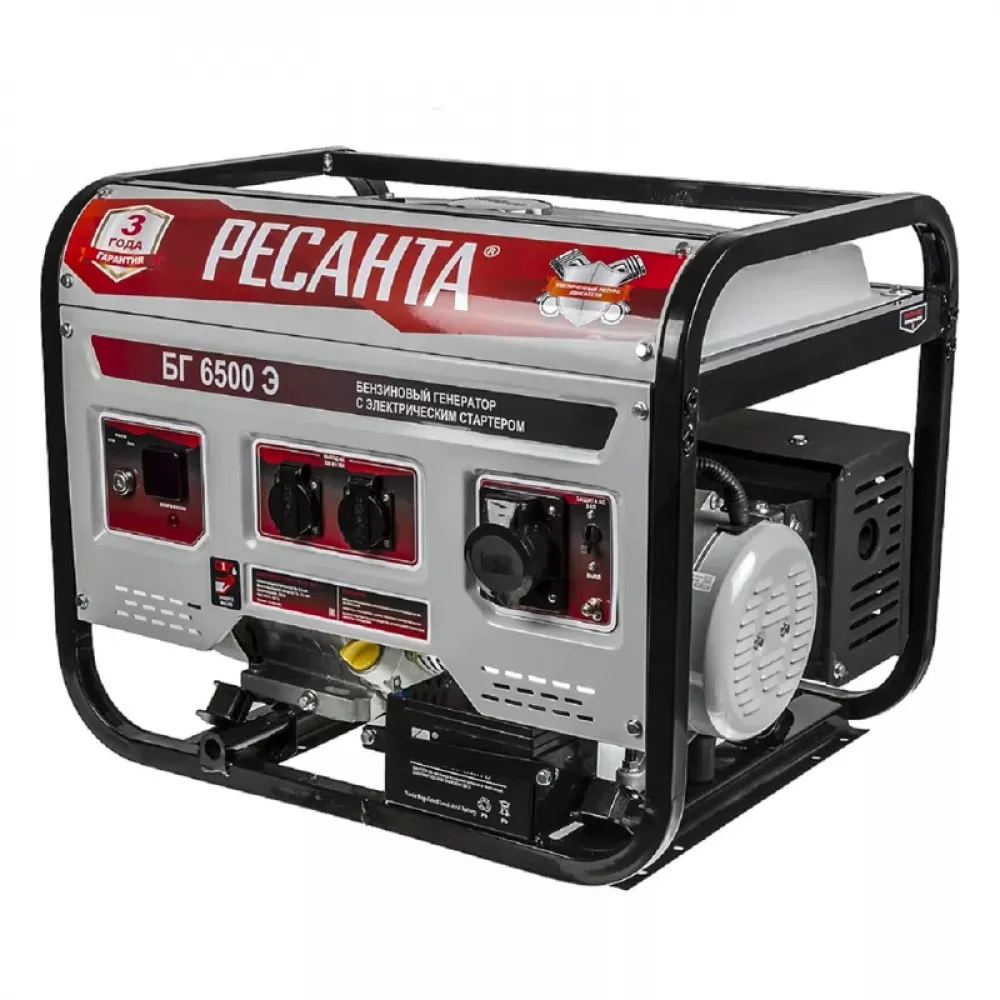 Ресанта БГ 6500 Э бензиновый генератор 64/1/46