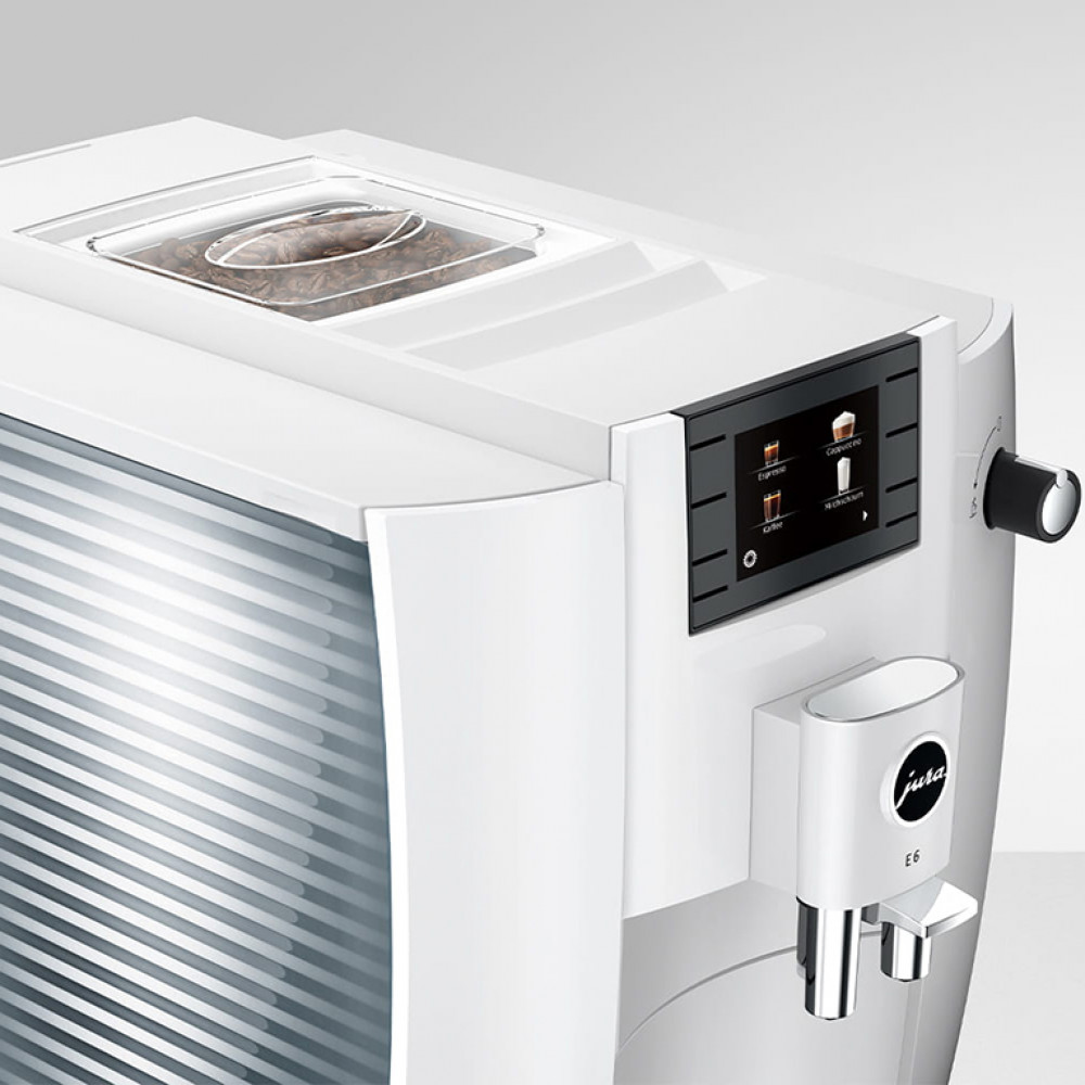 Кофемашина Jura E6 Piano White 2023