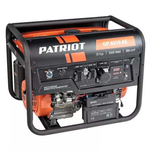 PATRIOT GP 6510AE бензиновый генератор 474101580