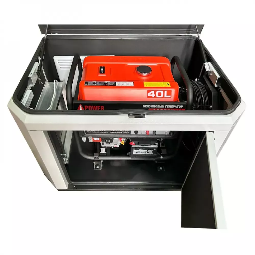 A-iPower A8000EAX бензиновый генератор в кожухе 1200 RAL 7035 УТ-11182371